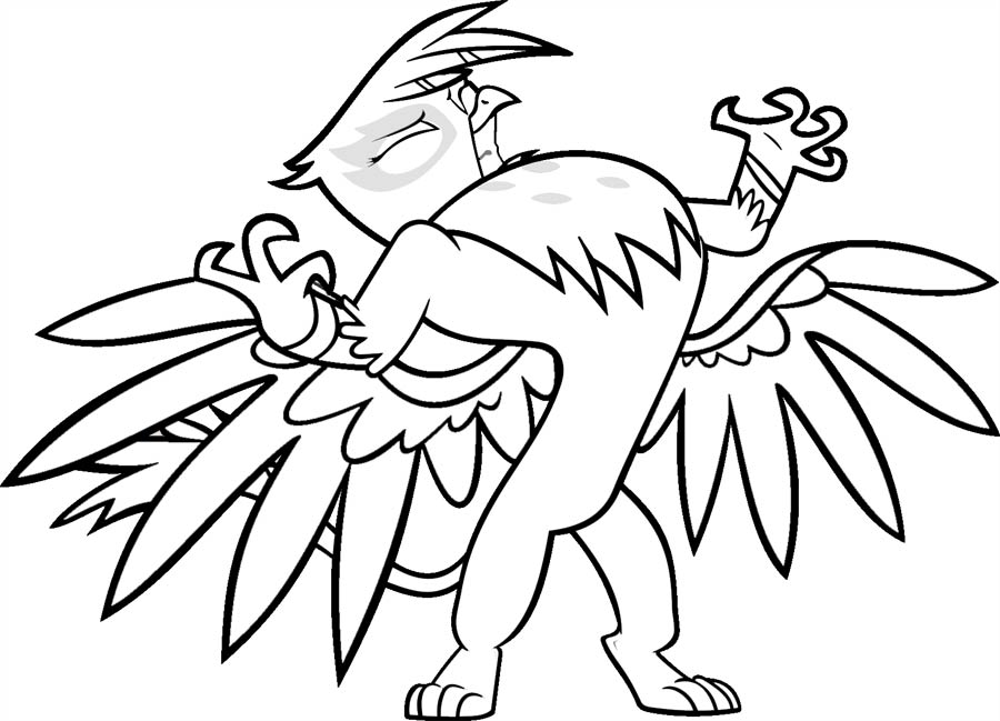 Kolorowanka dumny Gilda